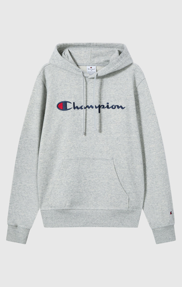 Men's Lightweight Slim Fit Hoodie with Large Embroidered Logo