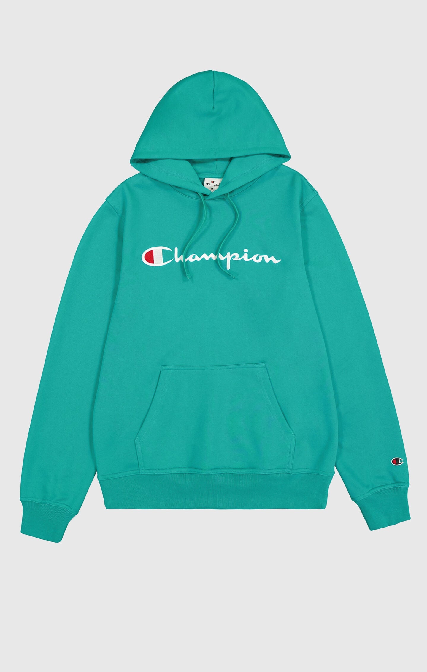 Men's Lightweight Slim Fit Hoodie with Large Embroidered Logo