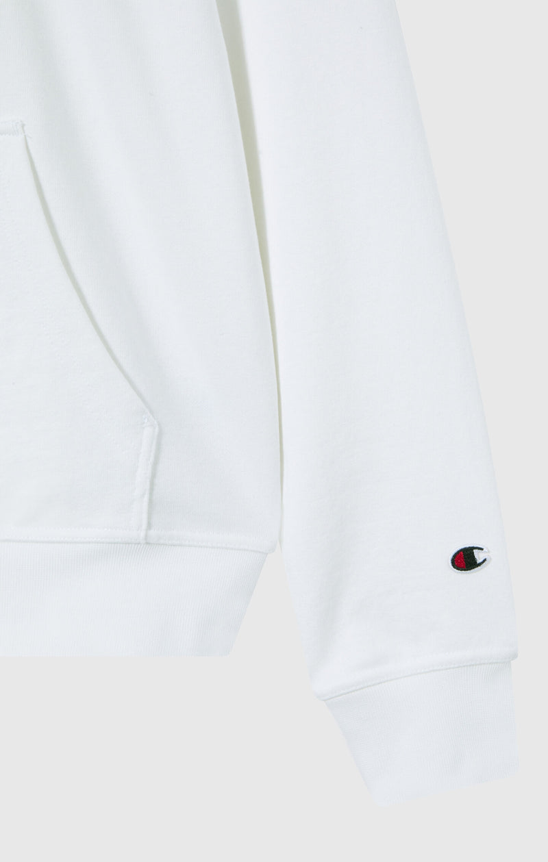 Felpa Slim Fit Leggera con cappuccio e logo grande ricamato da uomo