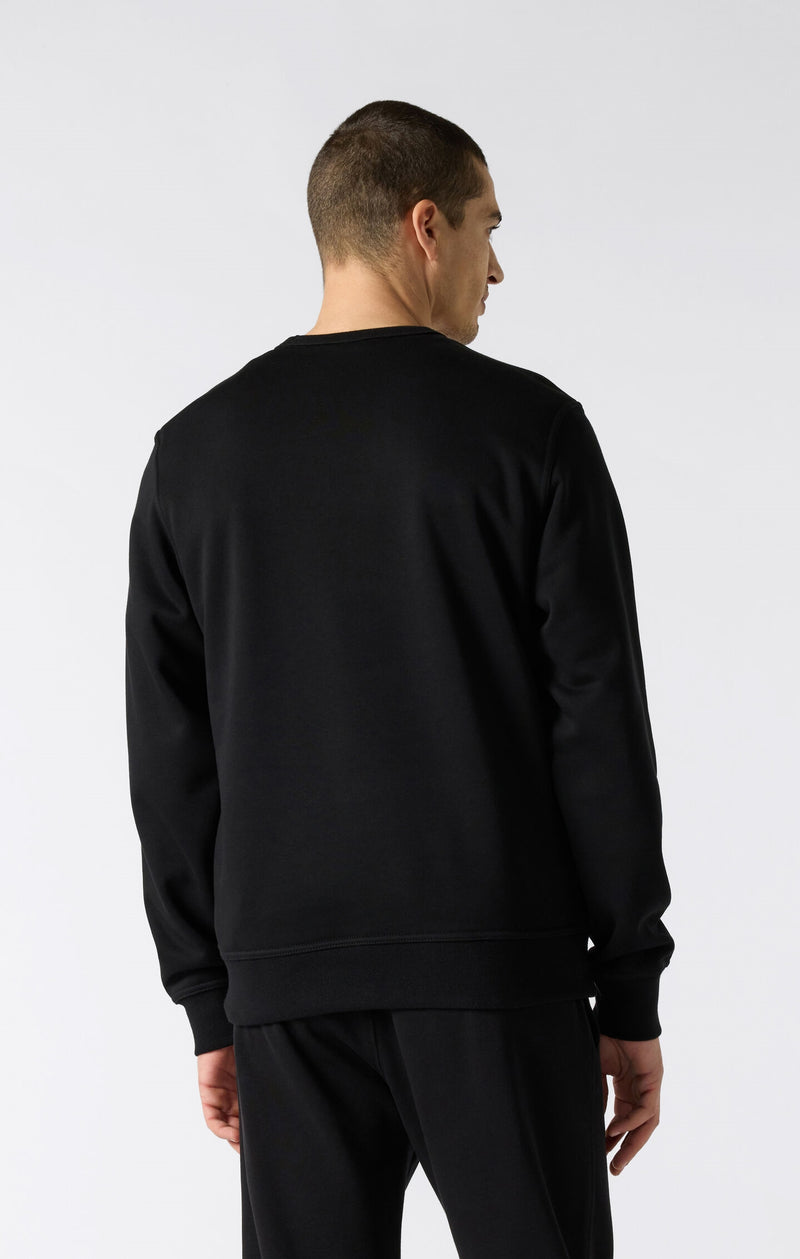 Felpa Slim Fit Icons Leggera a girocollo da uomo