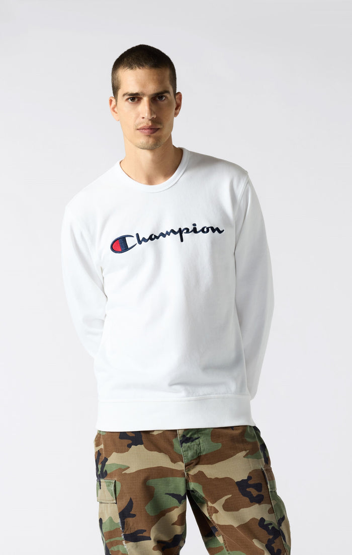 Men's Icons Lightweight Slim Fit Crewneck Sweatshirt