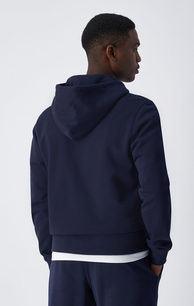 Slim Fit Herren Hoodie mit leichter Full-Zip Icons