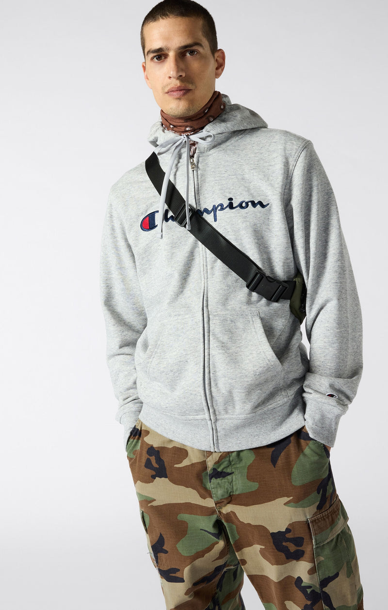 Sudadera Hombre Slim Fit Ligera con Cremallera Completa Icons
