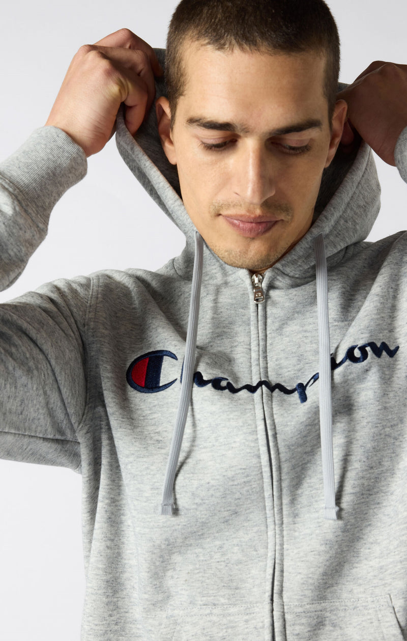 Sudadera Hombre Slim Fit Ligera con Cremallera Completa Icons