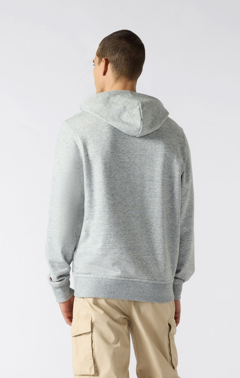 Herren Leichter Slim Fit Hoodie mit Kleinem Gesticktem Logo