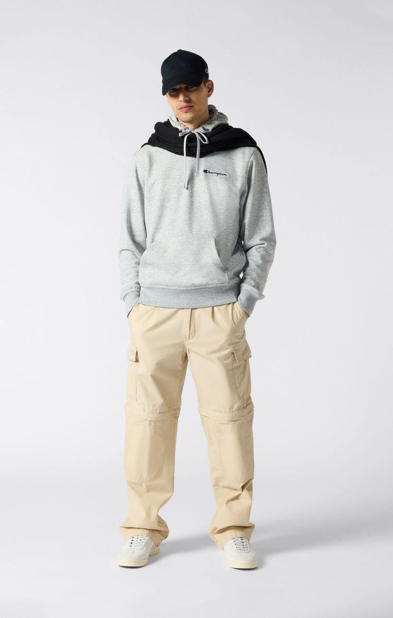 Herren Leichter Slim Fit Hoodie mit Kleinem Gesticktem Logo