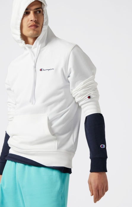 Men's Lightweight Slim Fit Hoodie with Small Embroidered Logo