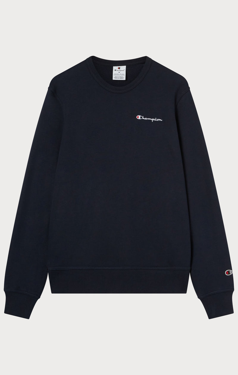 Felpa Slim Fit Leggera con logo piccolo ricamato da uomo
