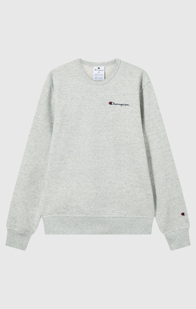 Men's Lightweight Slim Fit Sweatshirt with Small Embroidered Logo