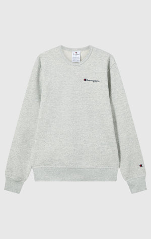 Men's Lightweight Slim Fit Sweatshirt with Small Embroidered Logo