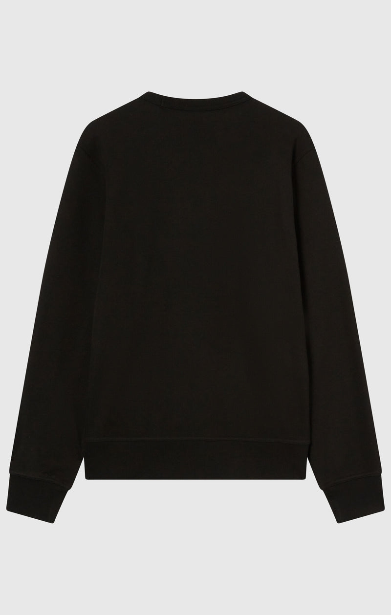 Men's Lightweight Slim Fit Sweatshirt with Small Embroidered Logo