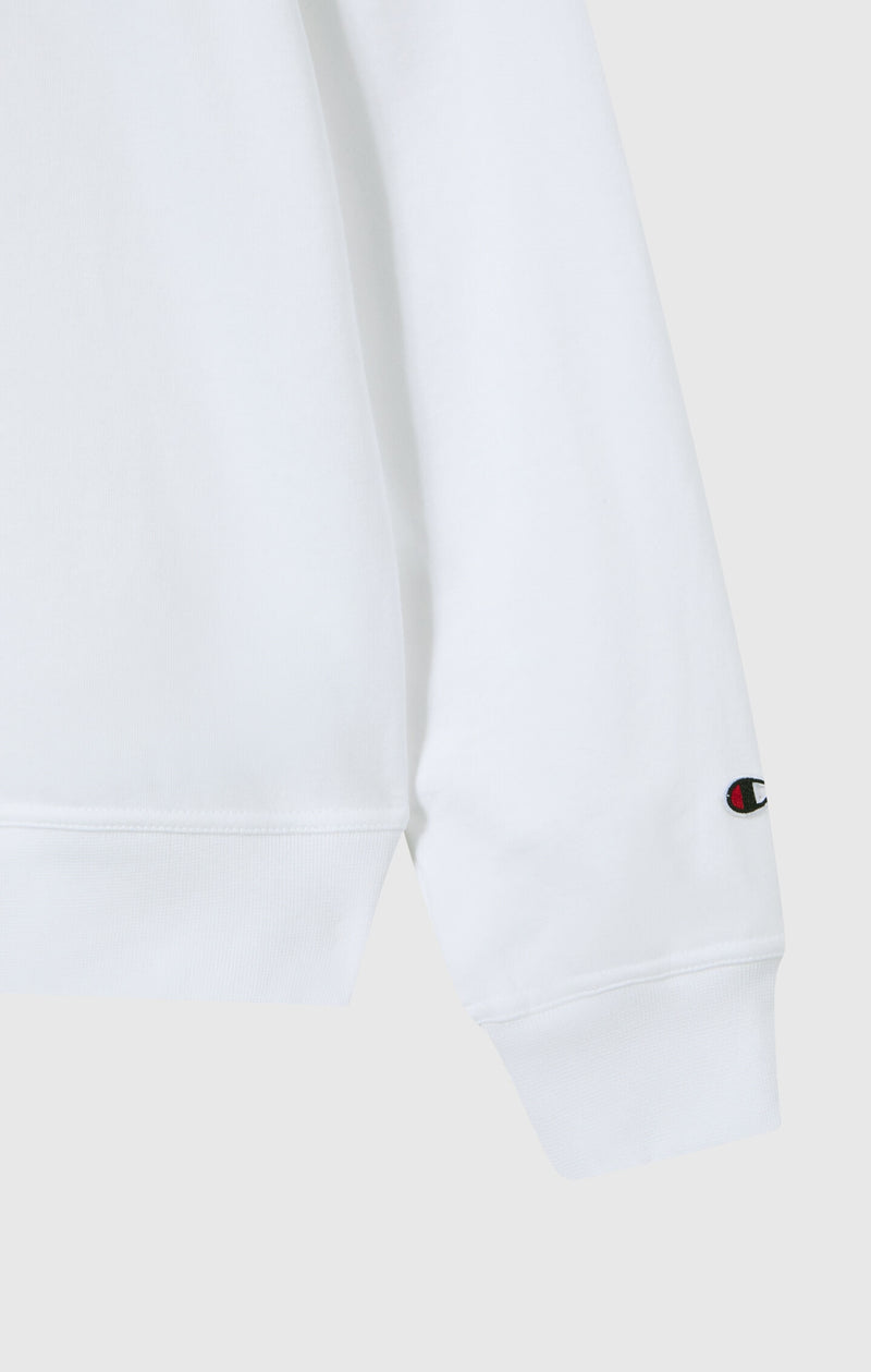 Herren Leichtes Slim Fit Sweatshirt mit Kleinem Gesticktem Logo