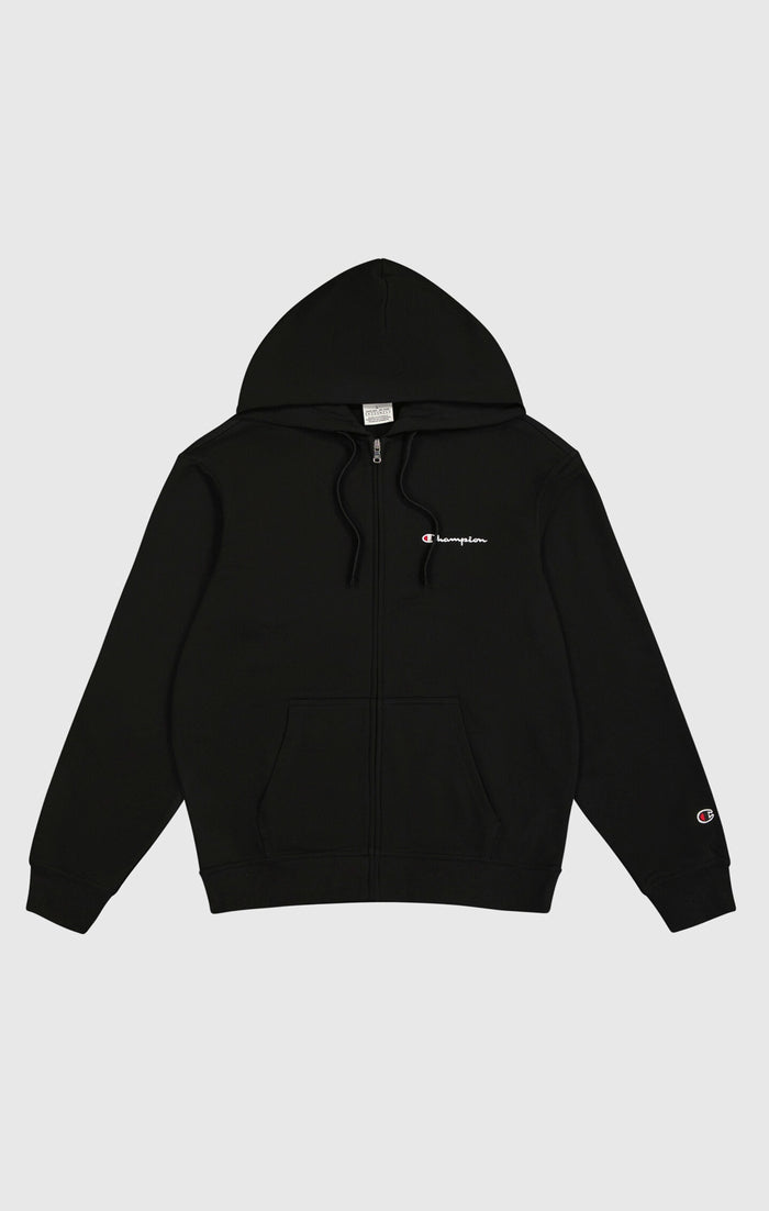 Men's Lightweight Slim Fit Hoodie with Full Zip and Small Logo