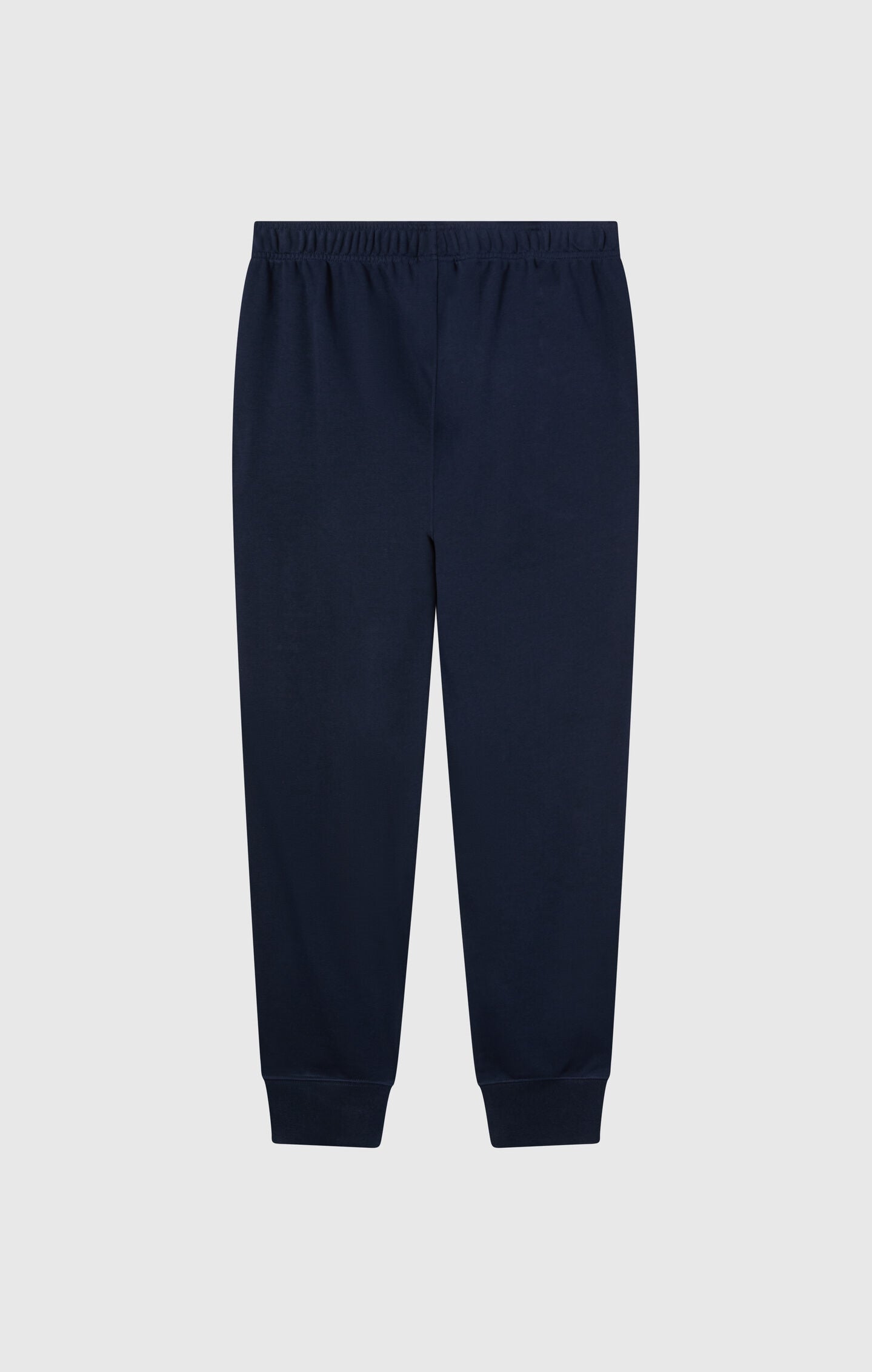 Men's Lightweight Jogger Sweatpants with Large Logo navy blue