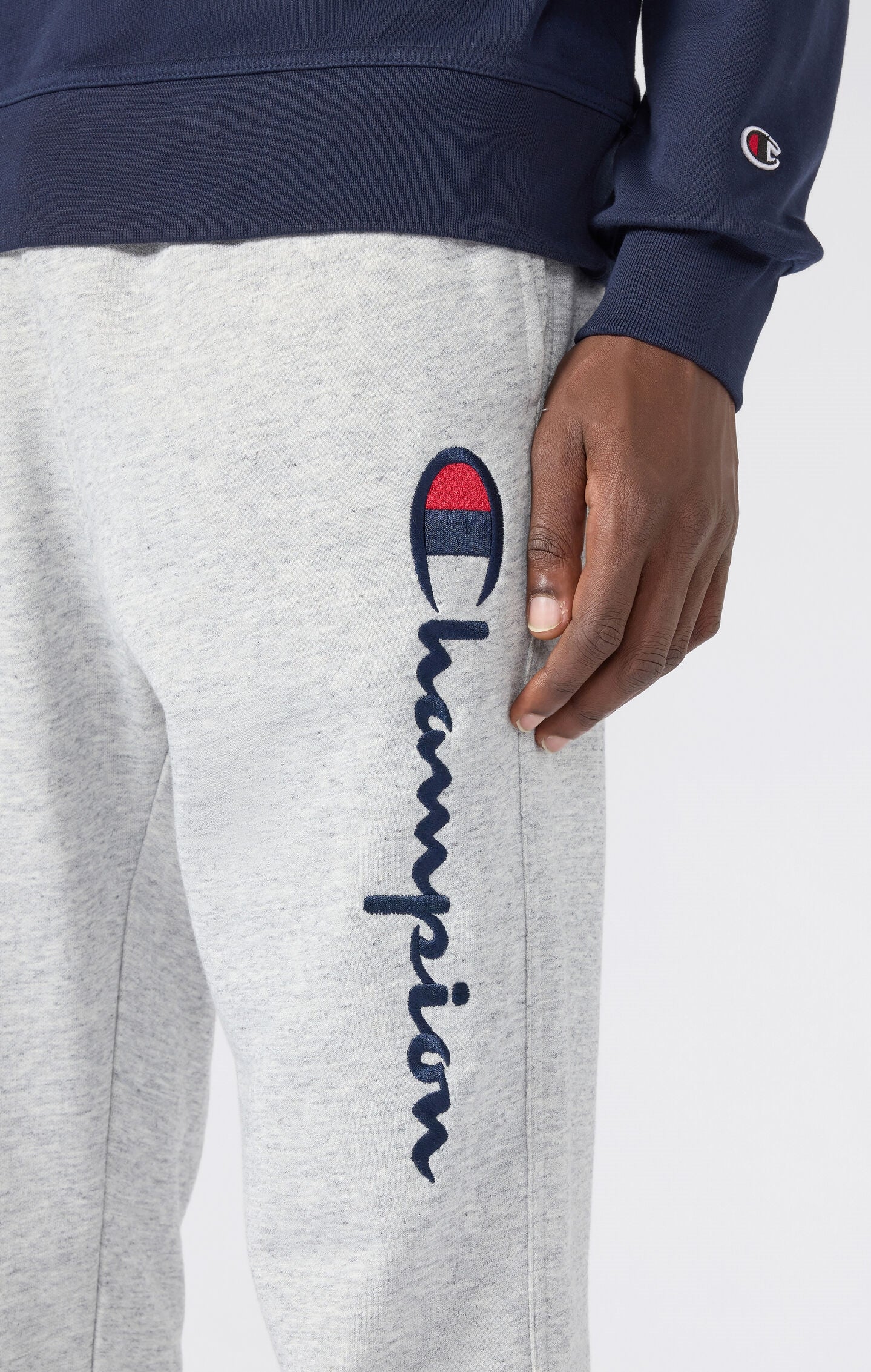 Men's Lightweight Jogger Sweatpants with Large Logo