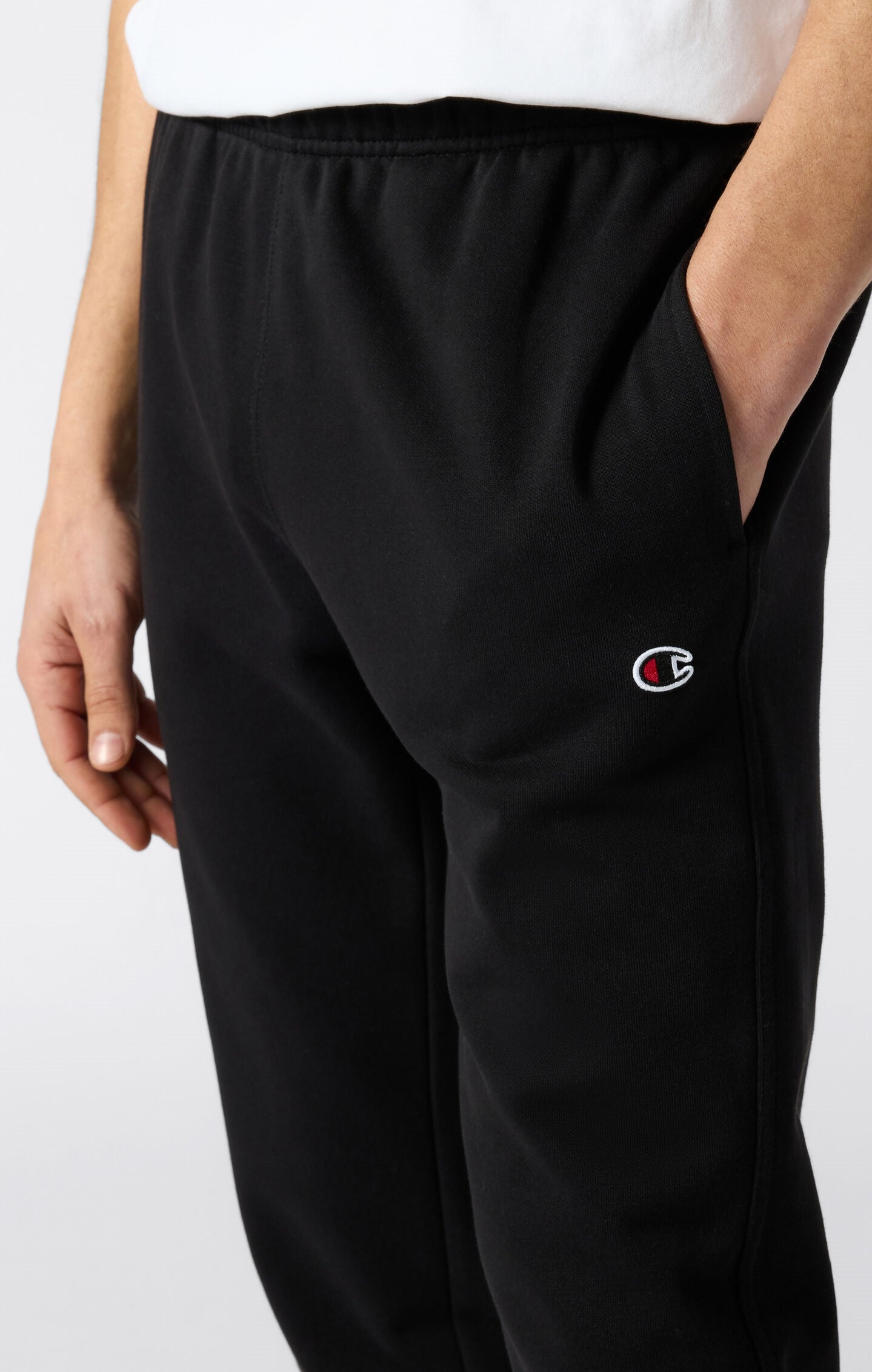 Pantalon de Jogging Léger Slim Fit Homme avec Bords Côtelés aux Chevilles