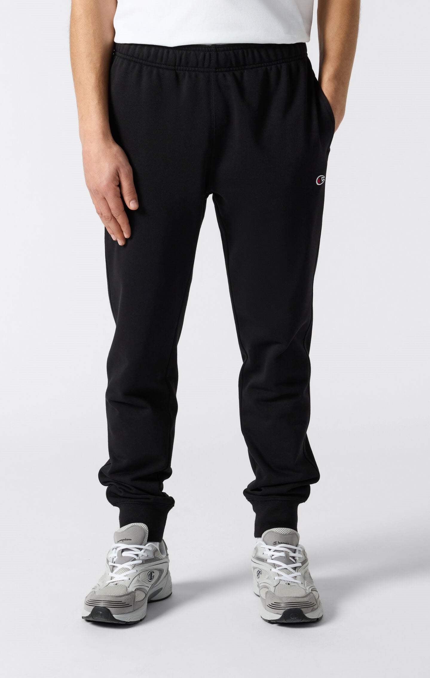 Pantalon de Jogging Léger Slim Fit Homme avec Bords Côtelés aux Chevilles