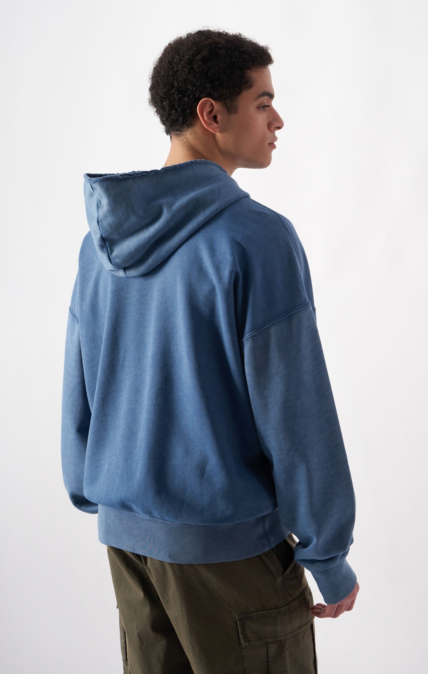 Men's Time Capsule Washed Look Hooded Sweatshirt