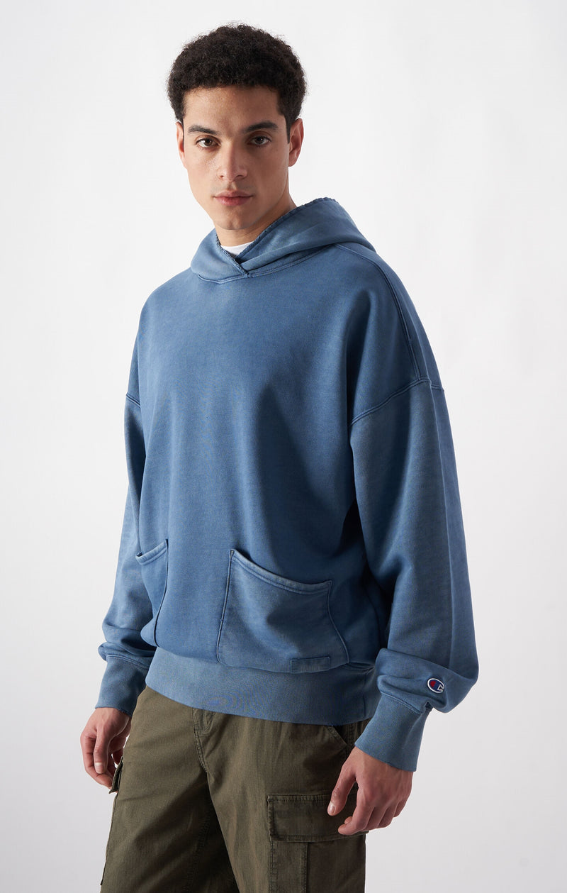 Men's Time Capsule Washed Look Hooded Sweatshirt