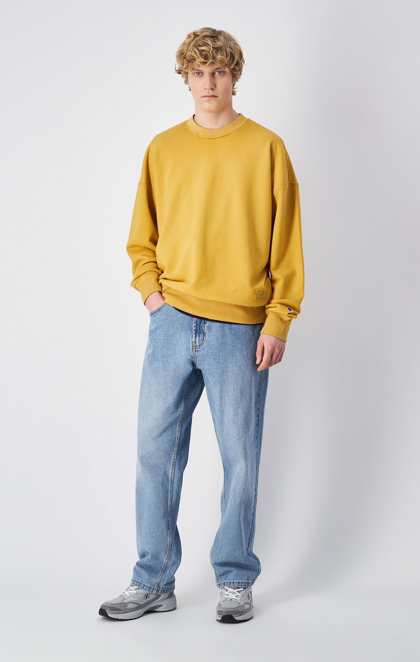 Men's Time Capsule Washed Look Loose Fit Sweatshirt