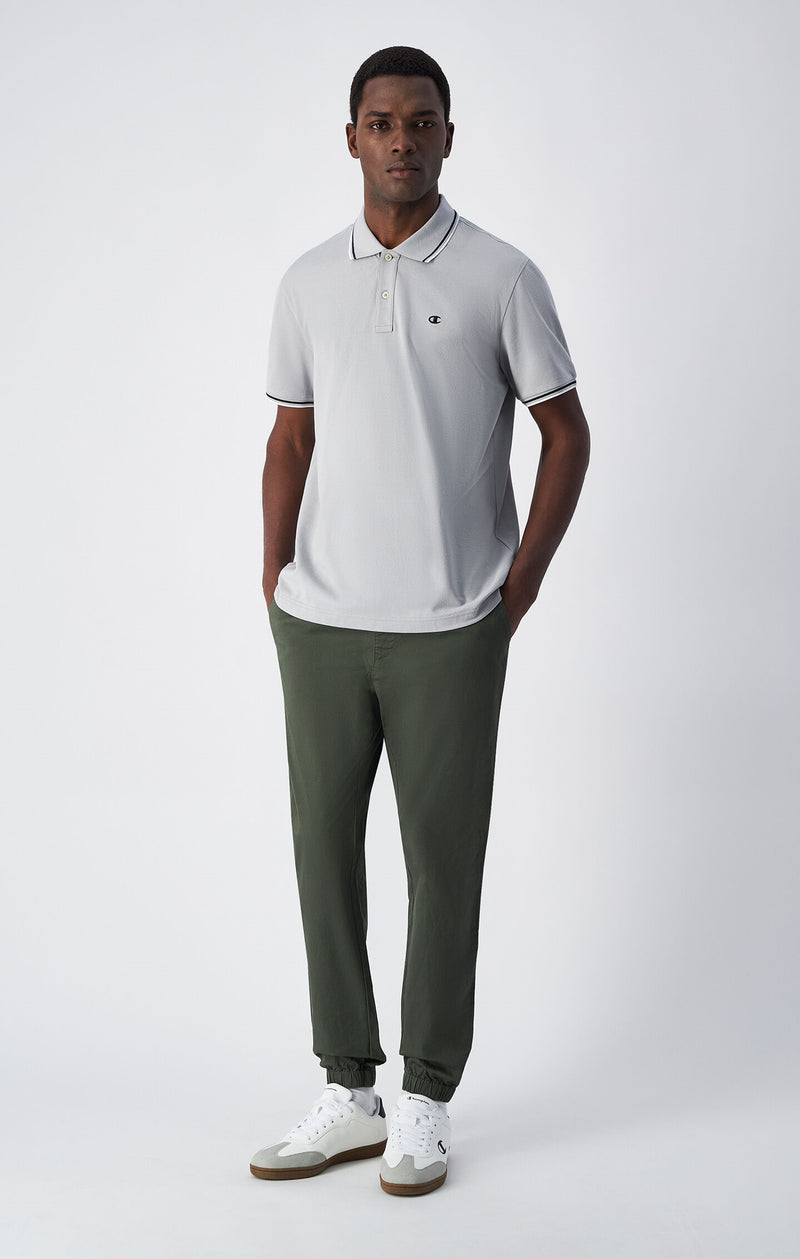 Men's Washed Look Cuffed Pants