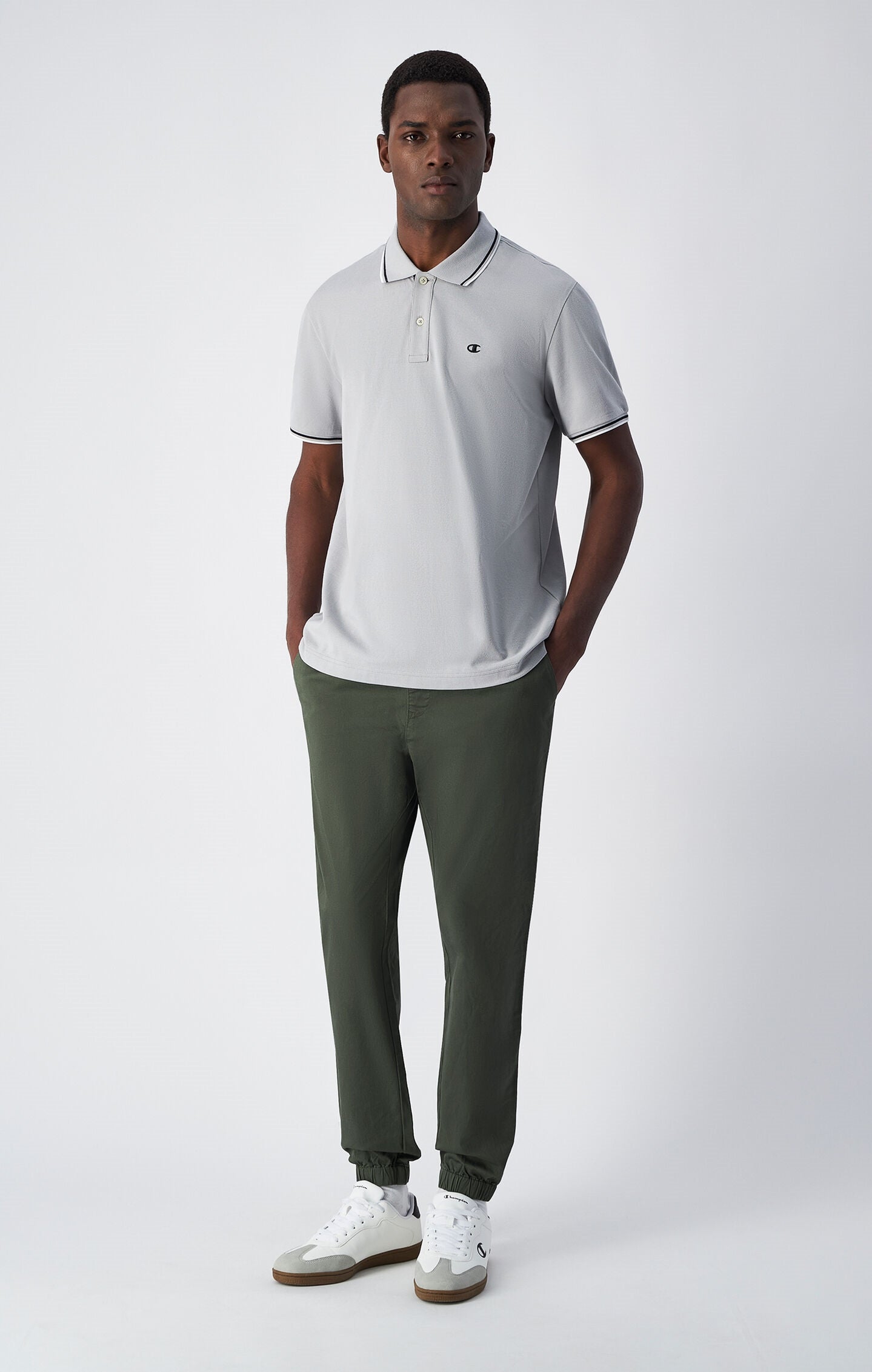 Herrenhose mit Bündchen und Washed-Optik