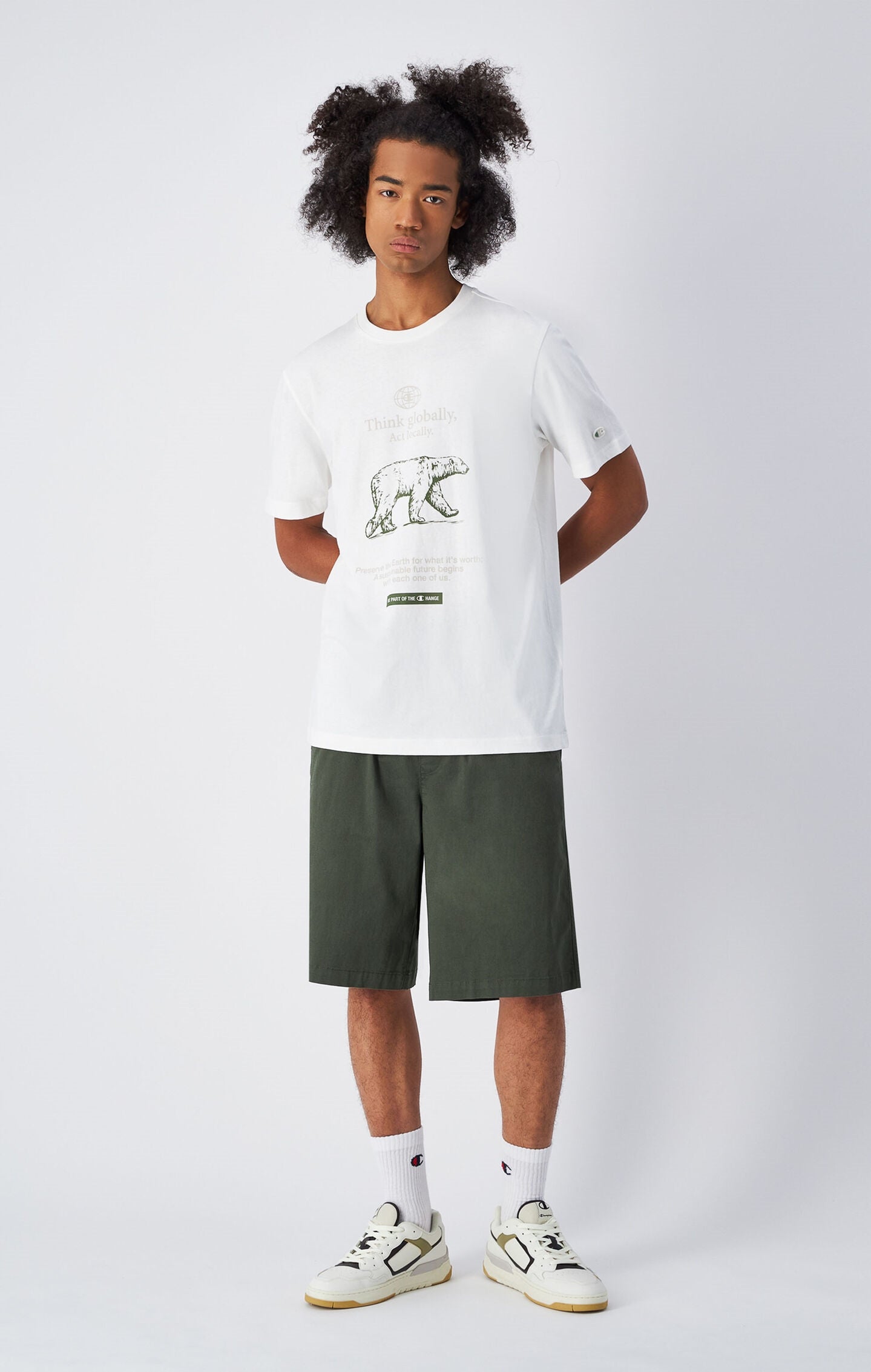 Herrenshorts in Washed-Optik