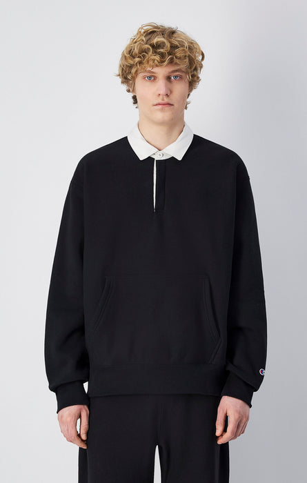 Sweatshirt à col polo Reverse Weave - Hommes
