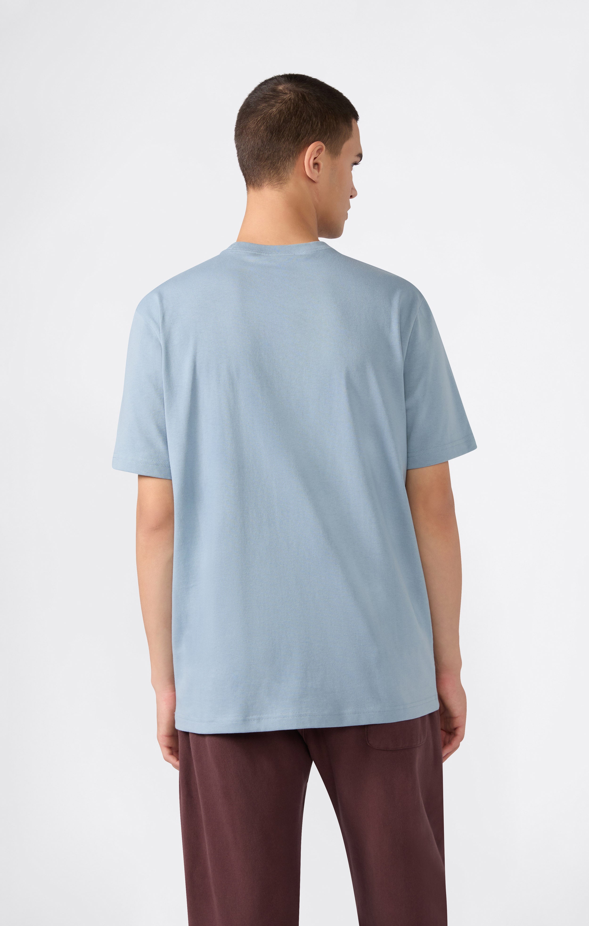 Camiseta Amplia de Hombre en Algodón Pesado