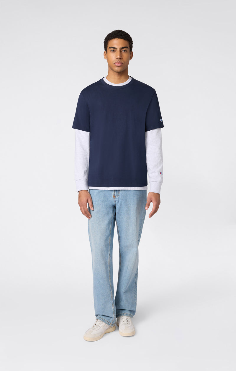 T-shirt Uomo ampia in Cotone Pesante