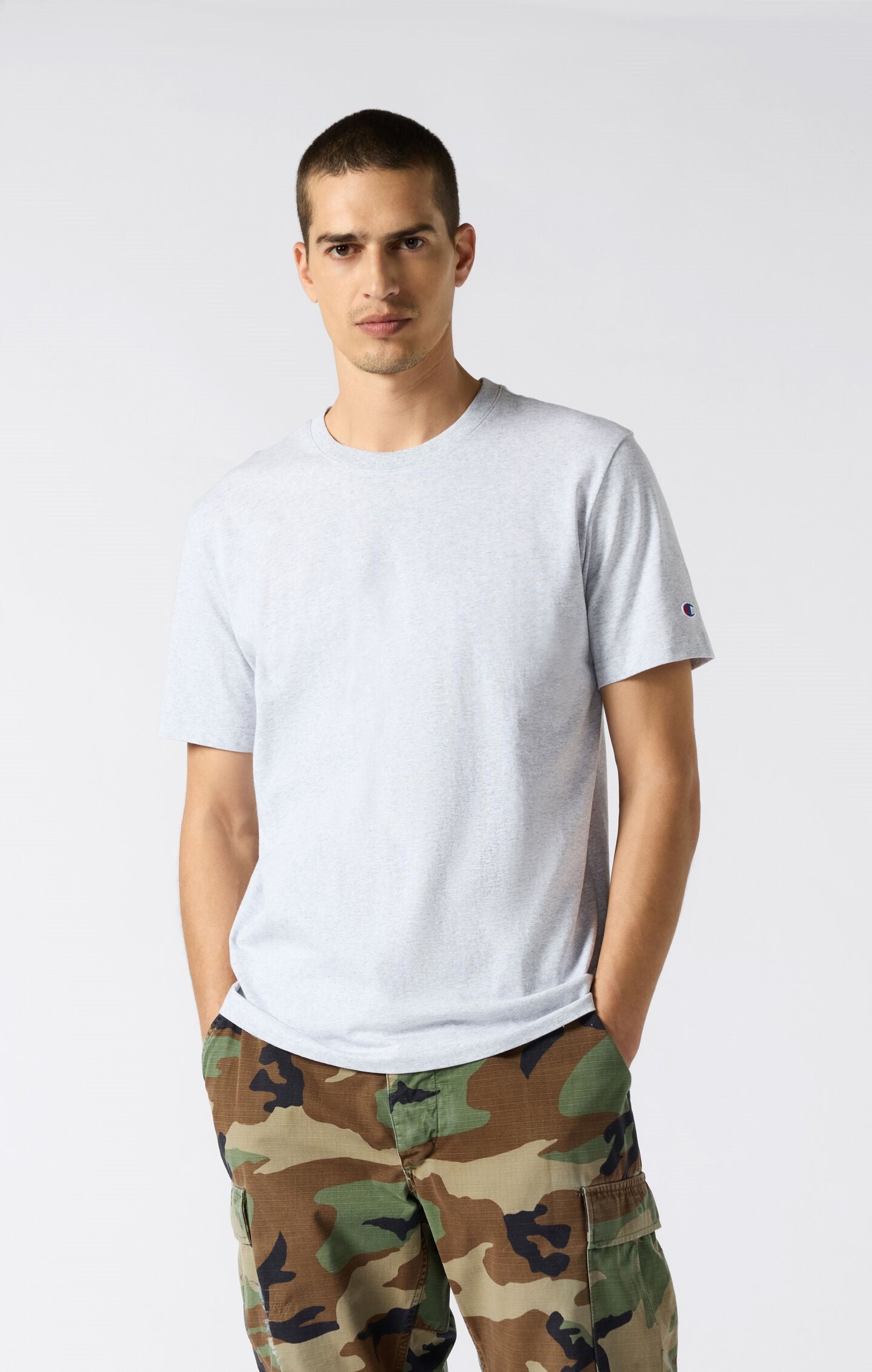 T-shirt Uomo ampia in Cotone Pesante