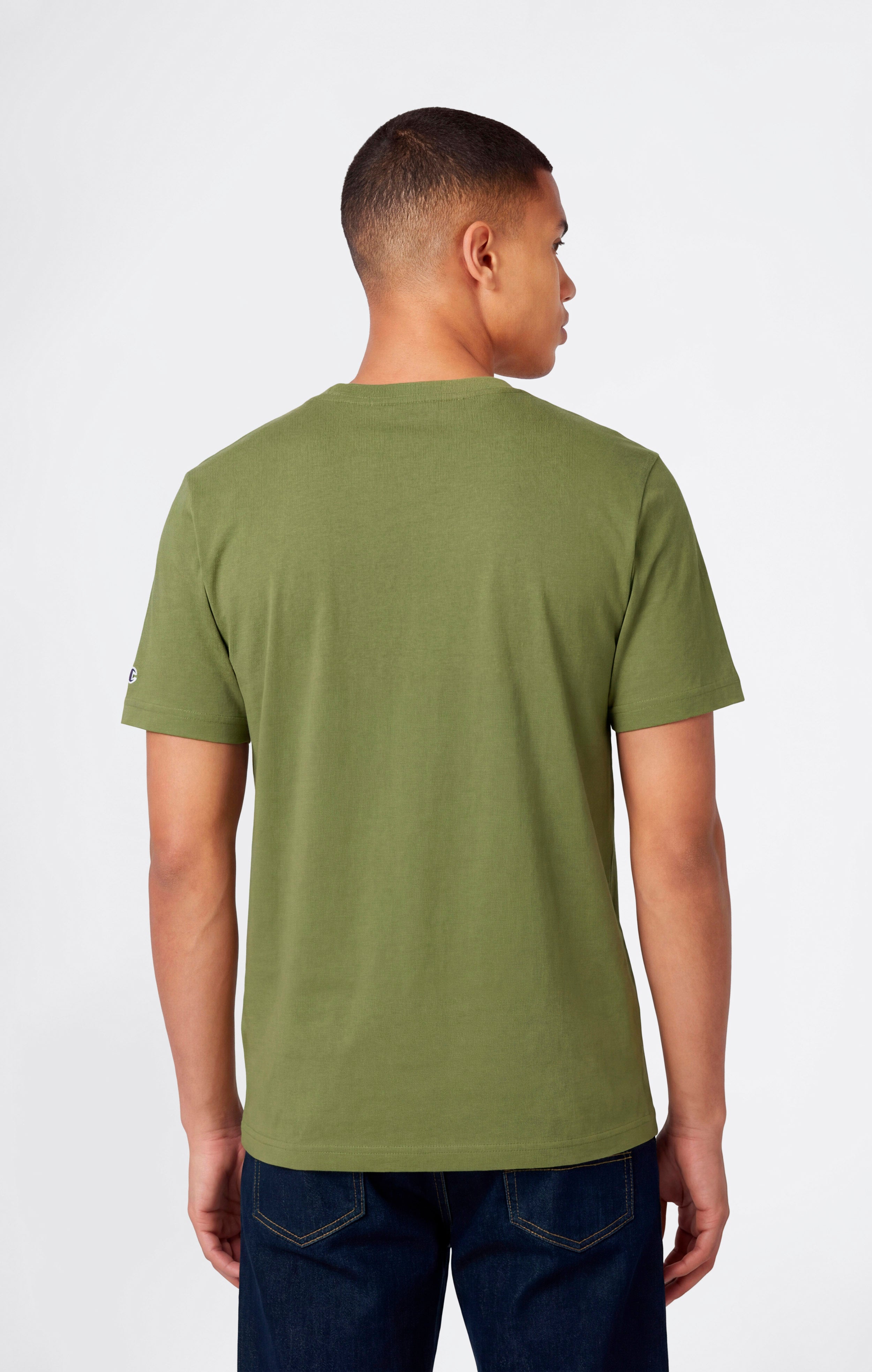 T-shirt Homme Ample en Coton Épais