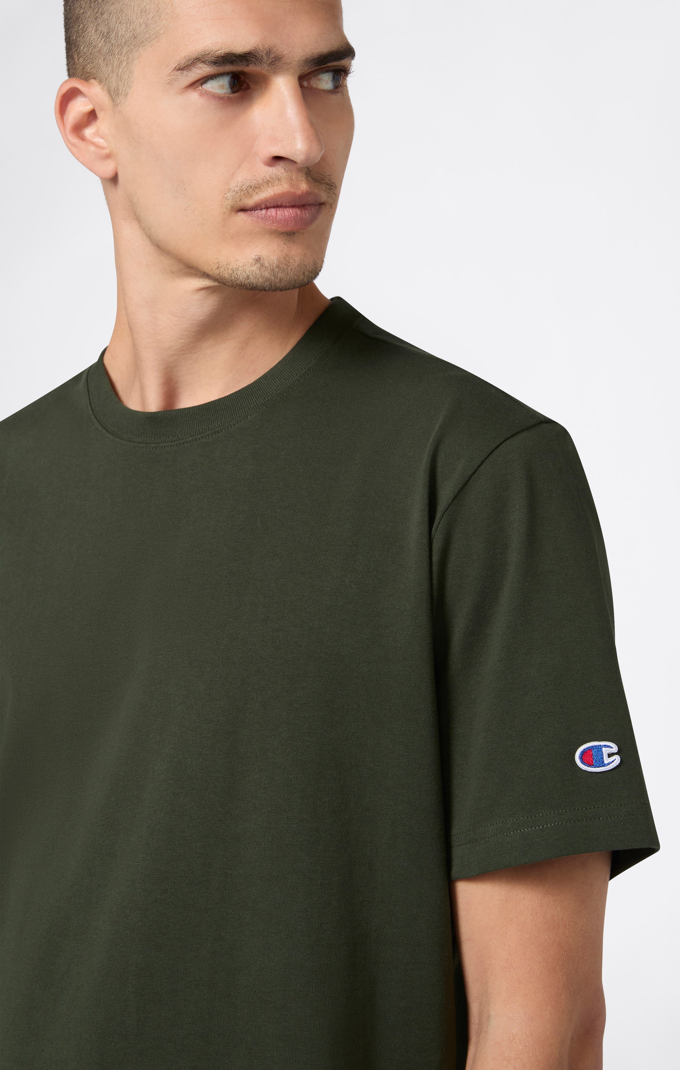 T-shirt Homme Ample en Coton Épais