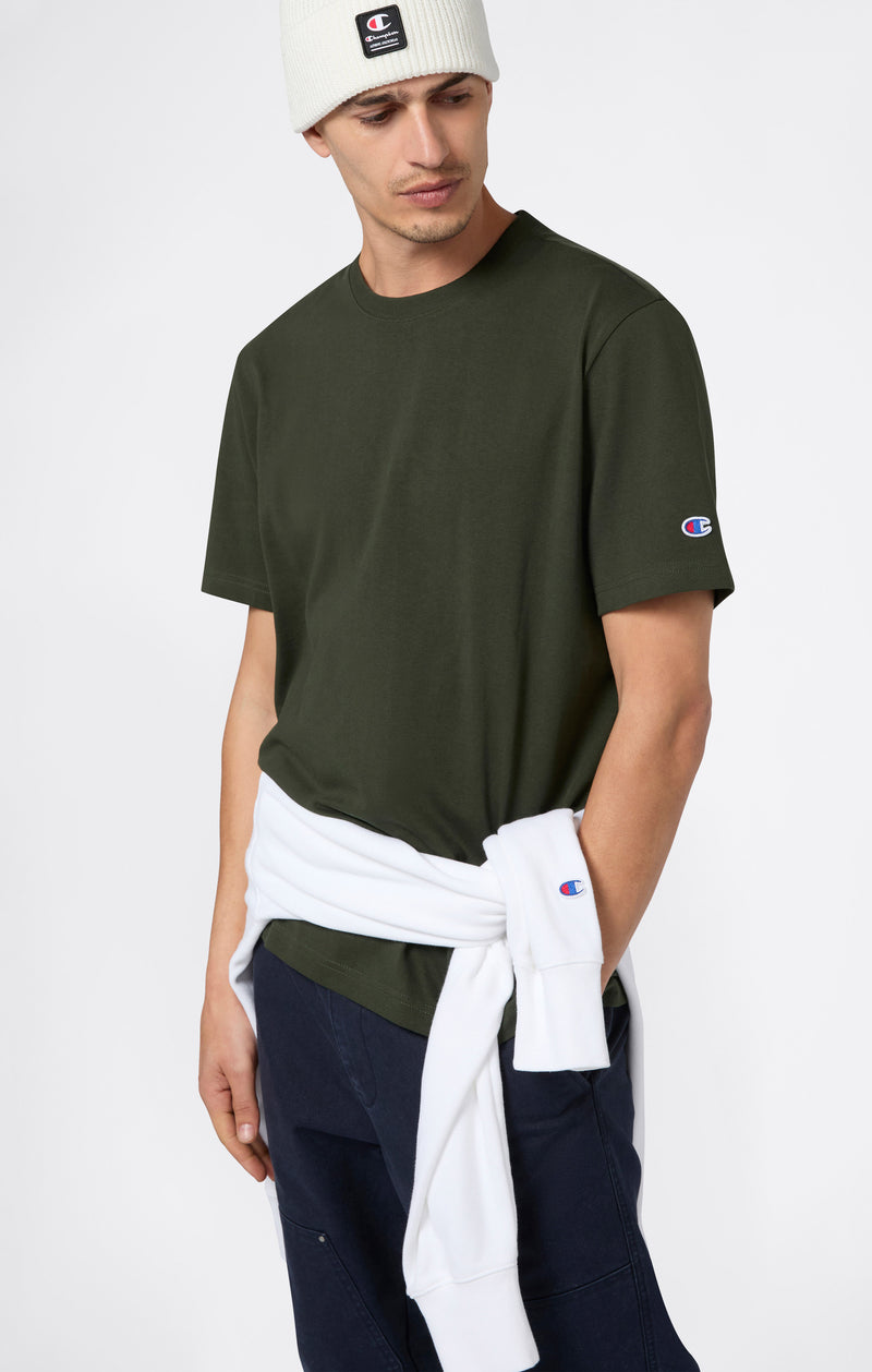 T-shirt Homme Ample en Coton Épais