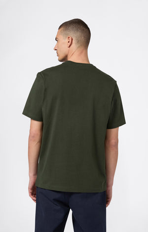 T-shirt Homme Ample en Coton Épais