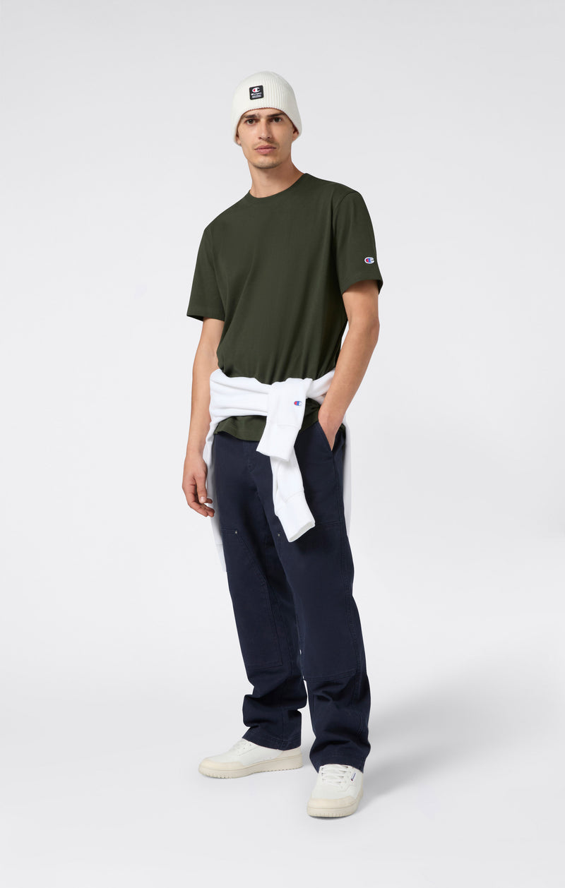 T-shirt Homme Ample en Coton Épais