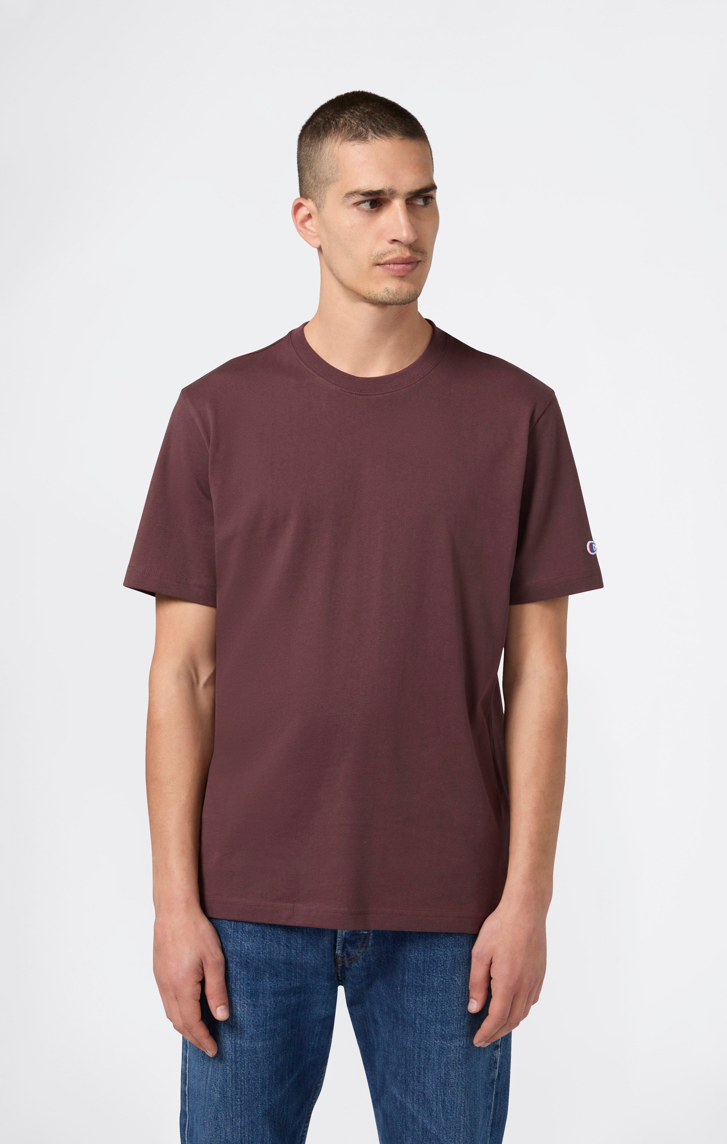 Oversized Men's T-Shirt in Heavy Cotton Brown rwss core | Champion