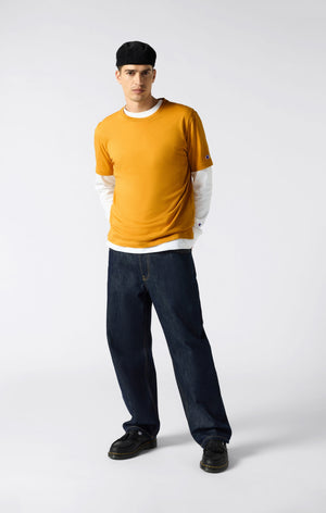 T-shirt Homme Ample en Coton Épais