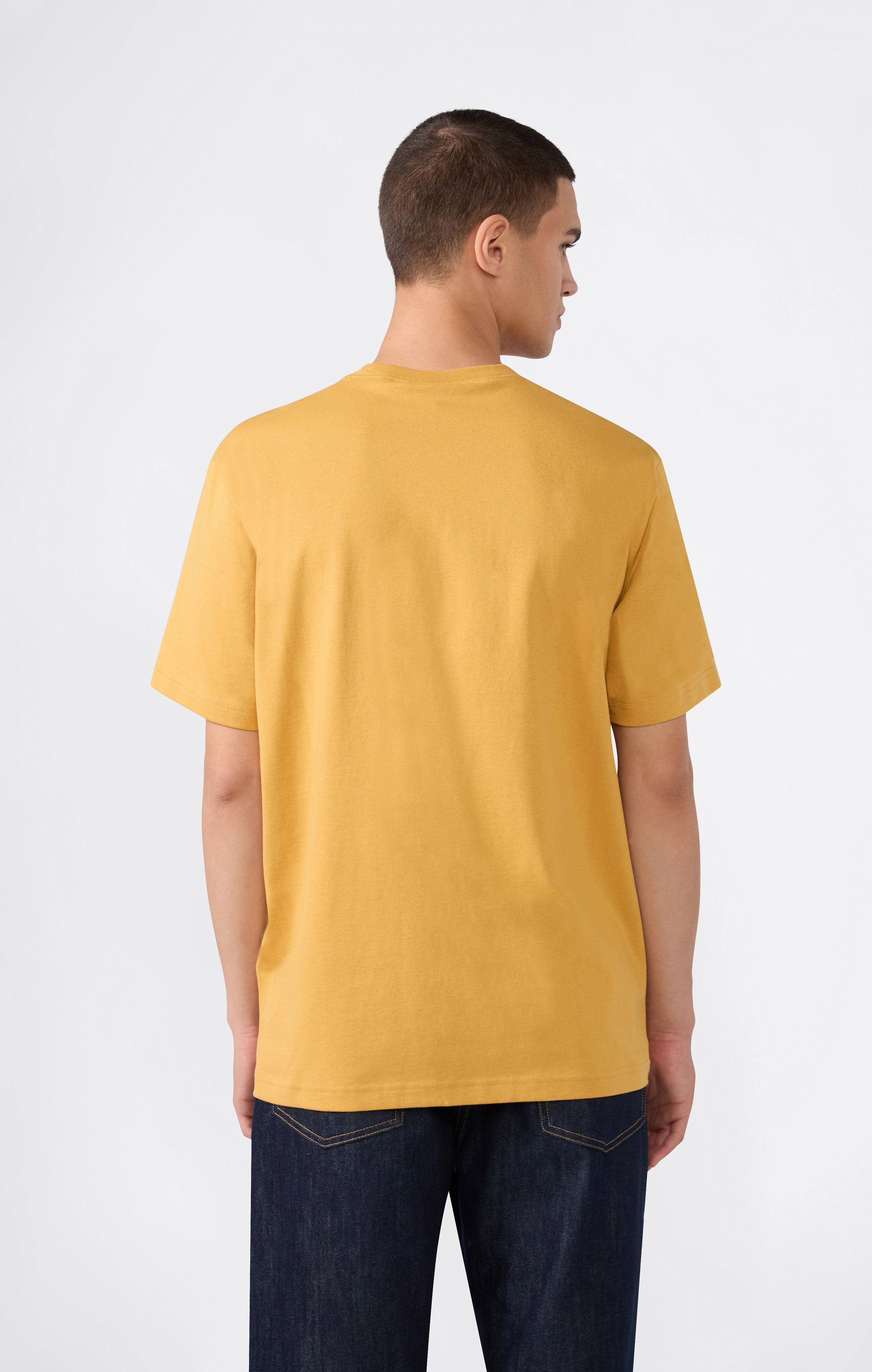 Camiseta Amplia de Hombre en Algodón Pesado