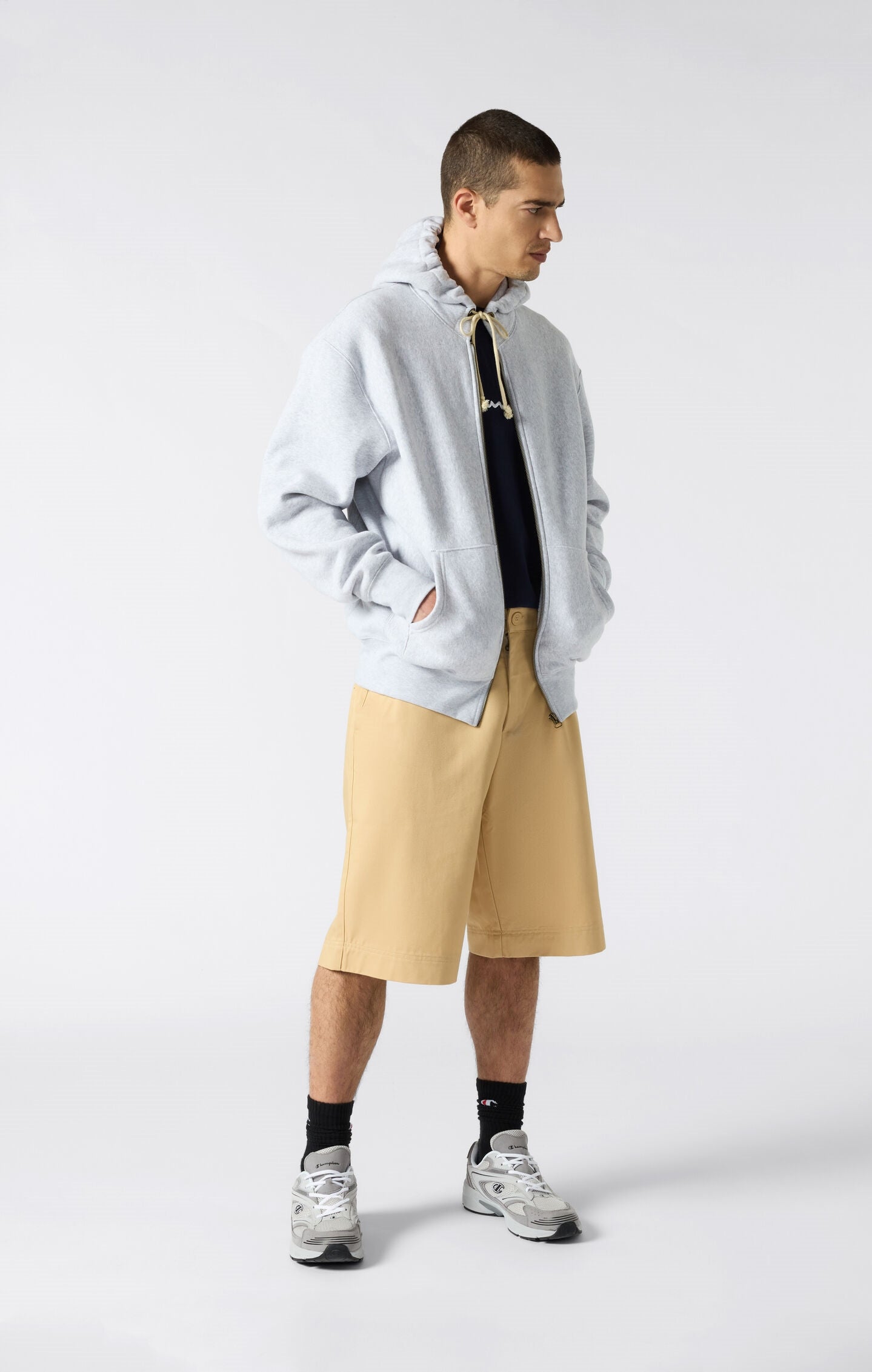 Reverse Weave Men's Cargo Bermuda Shorts