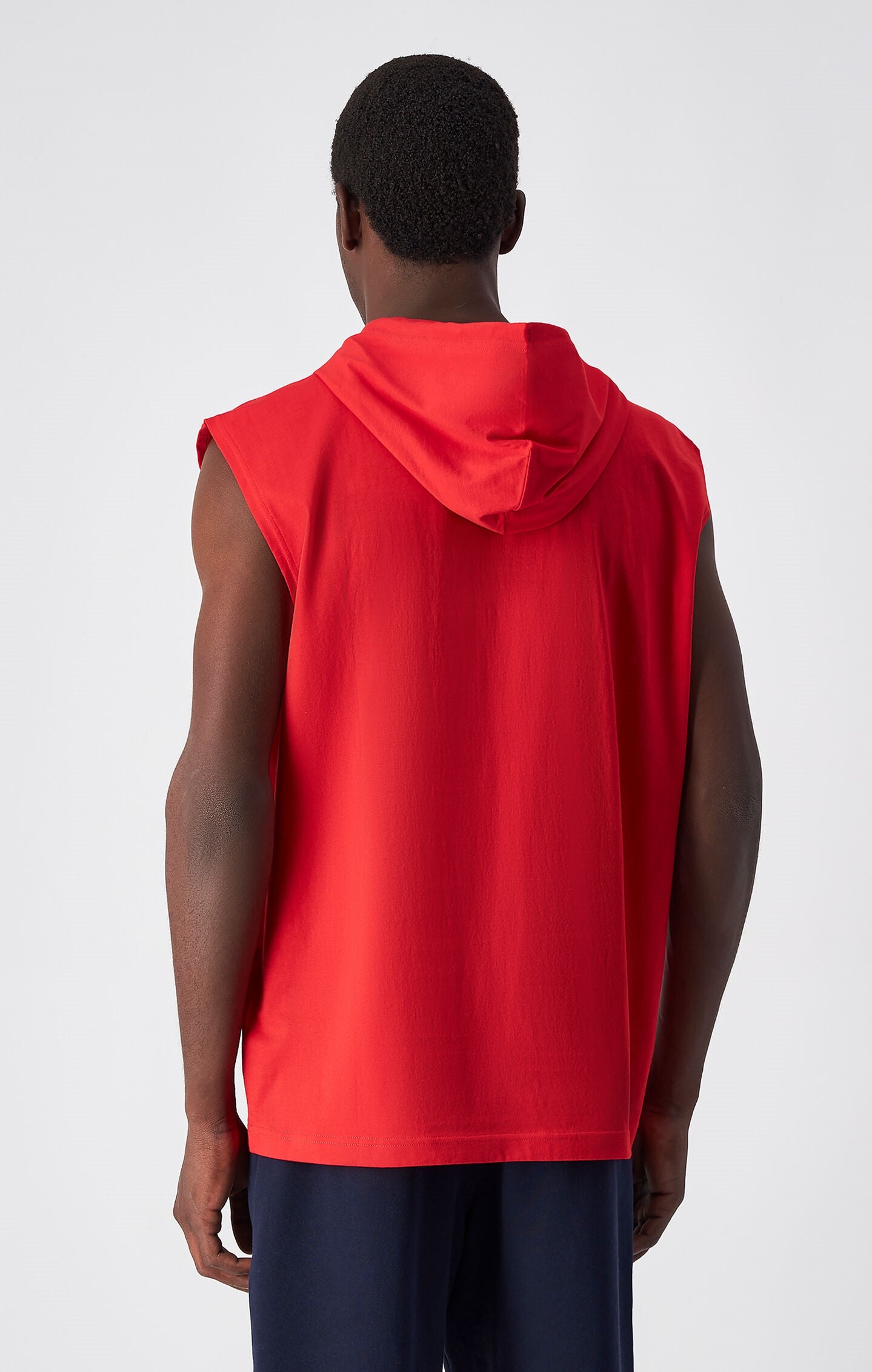 Men's Cotton Tank Top With Hood Icons