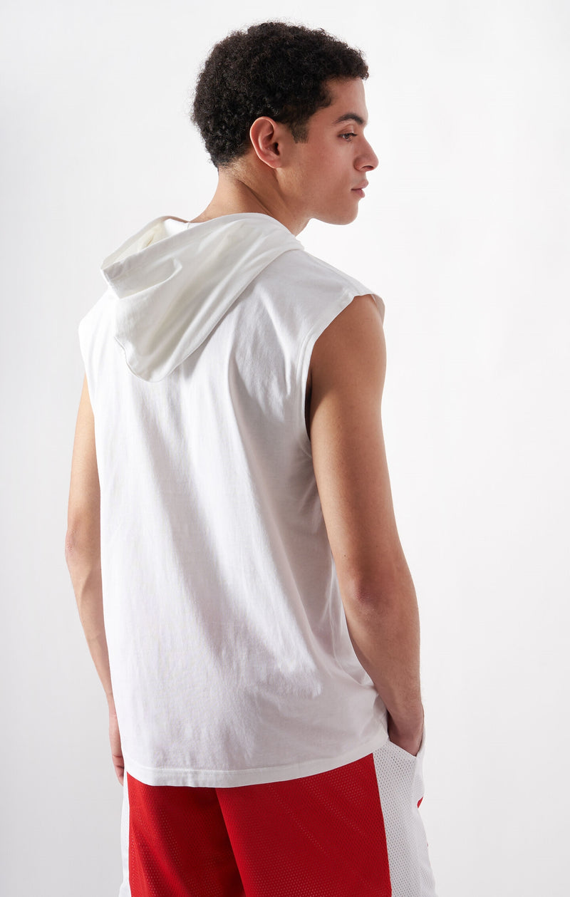 Débardeur à capuche en coton Icons pour homme