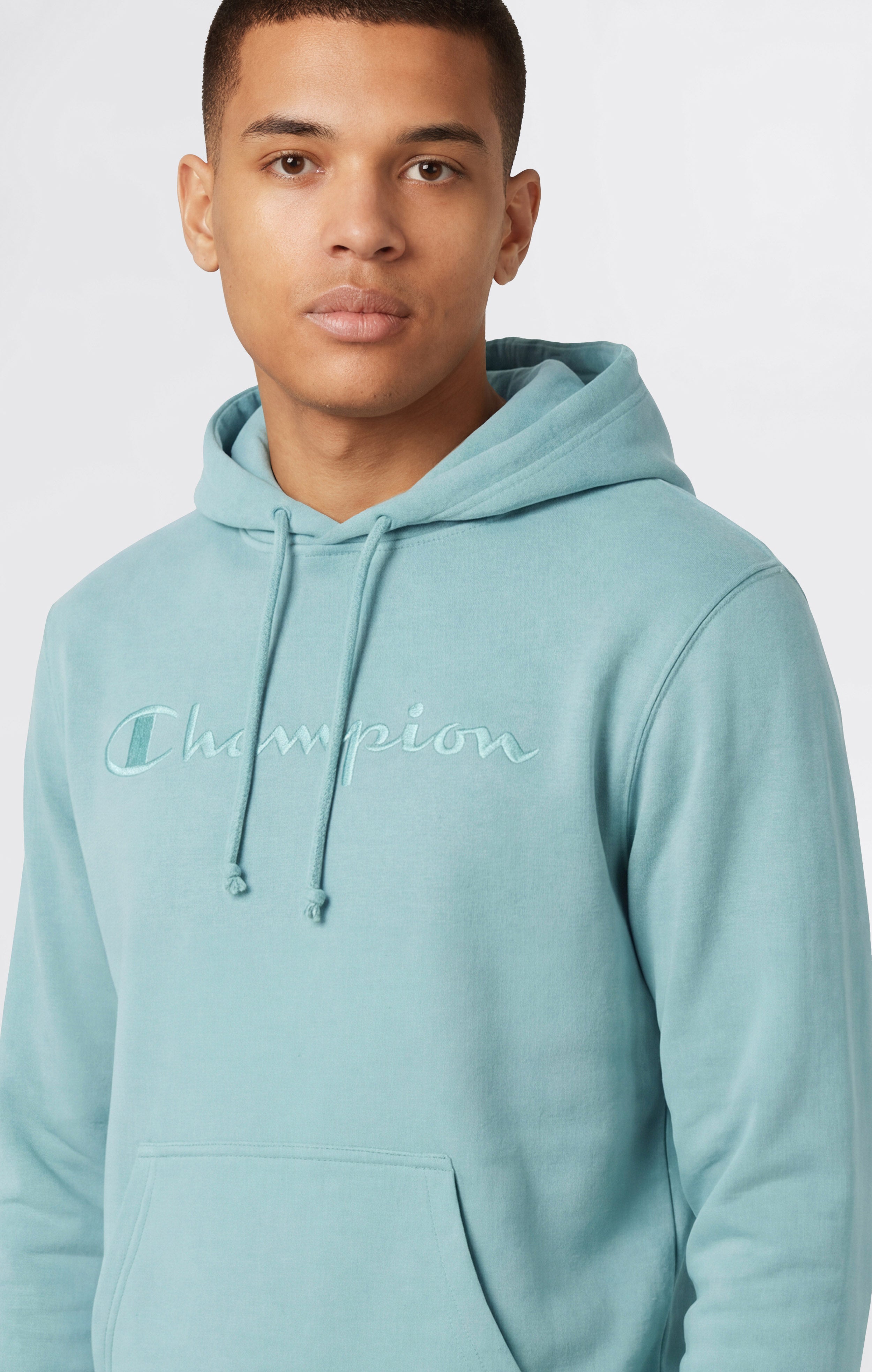 Leichter Kapuzenpullover mit Gesticktem Logo Icons Herren