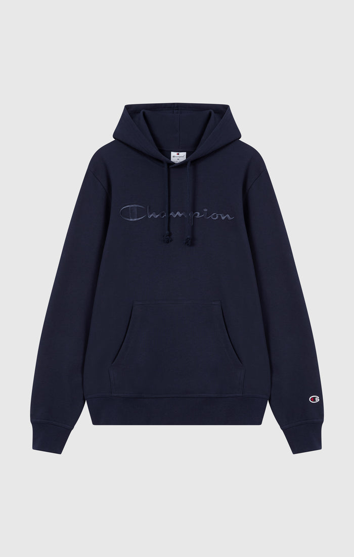 Men's Lightweight Hoodie with Embroidered Logo Icons