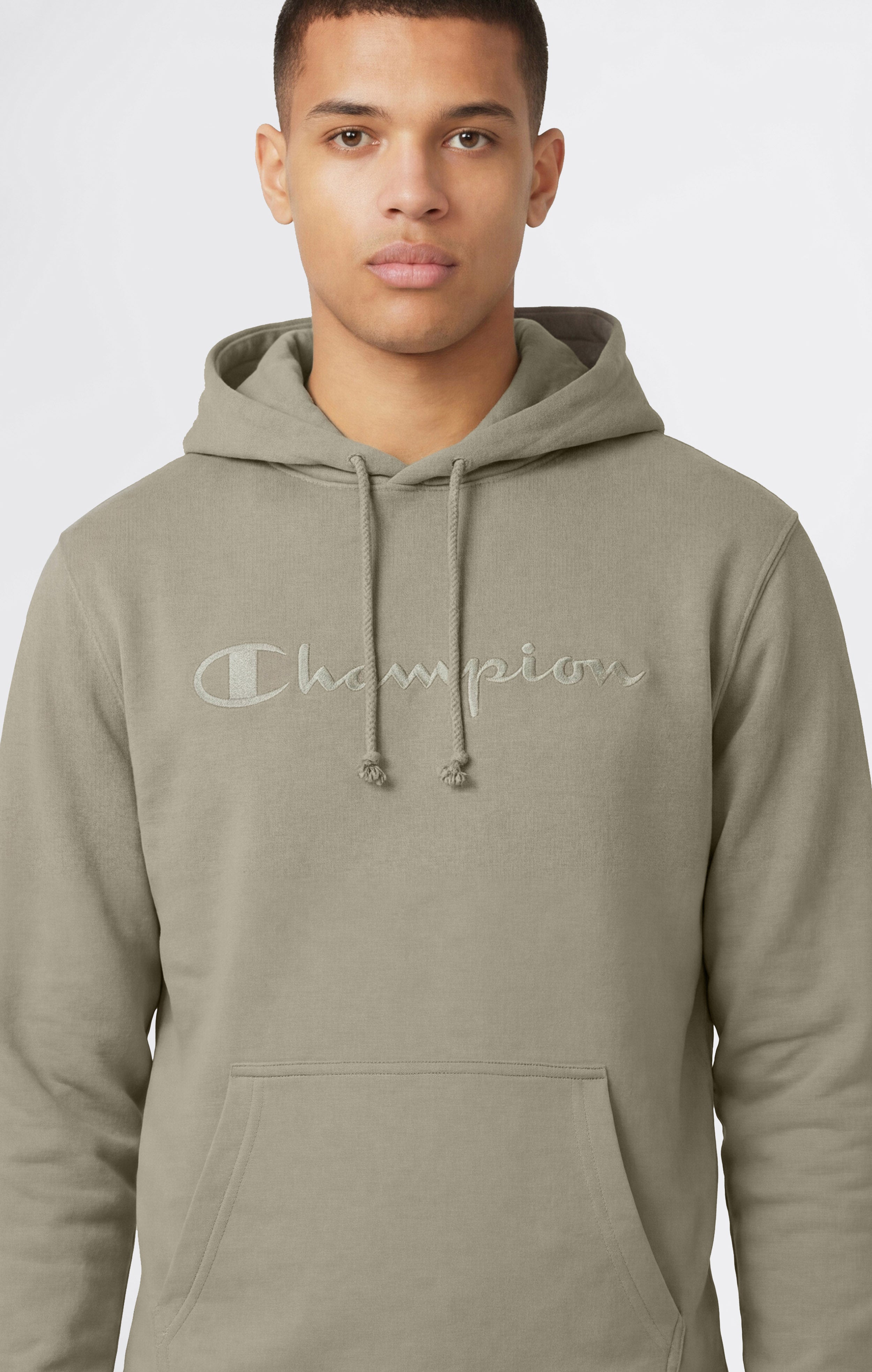 Leichter Kapuzenpullover mit Gesticktem Logo Icons Herren