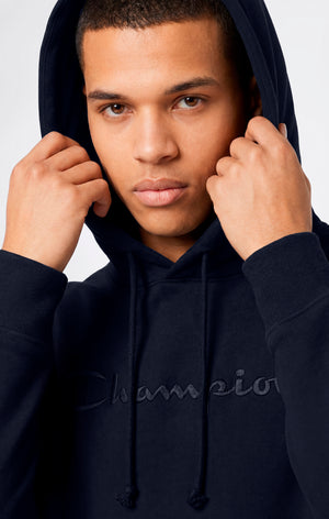 Leichter Kapuzenpullover mit Gesticktem Logo Icons Herren