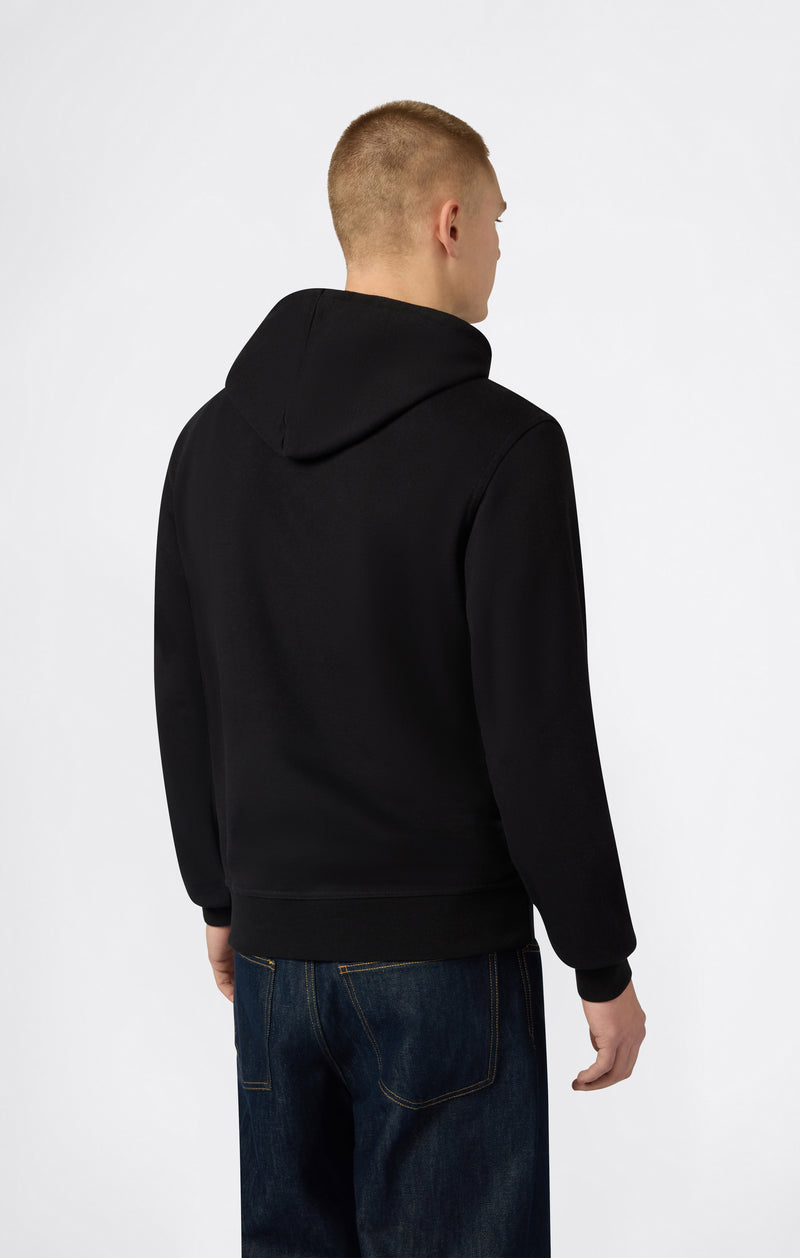 Men's Lightweight Hoodie with Embroidered Logo Icons