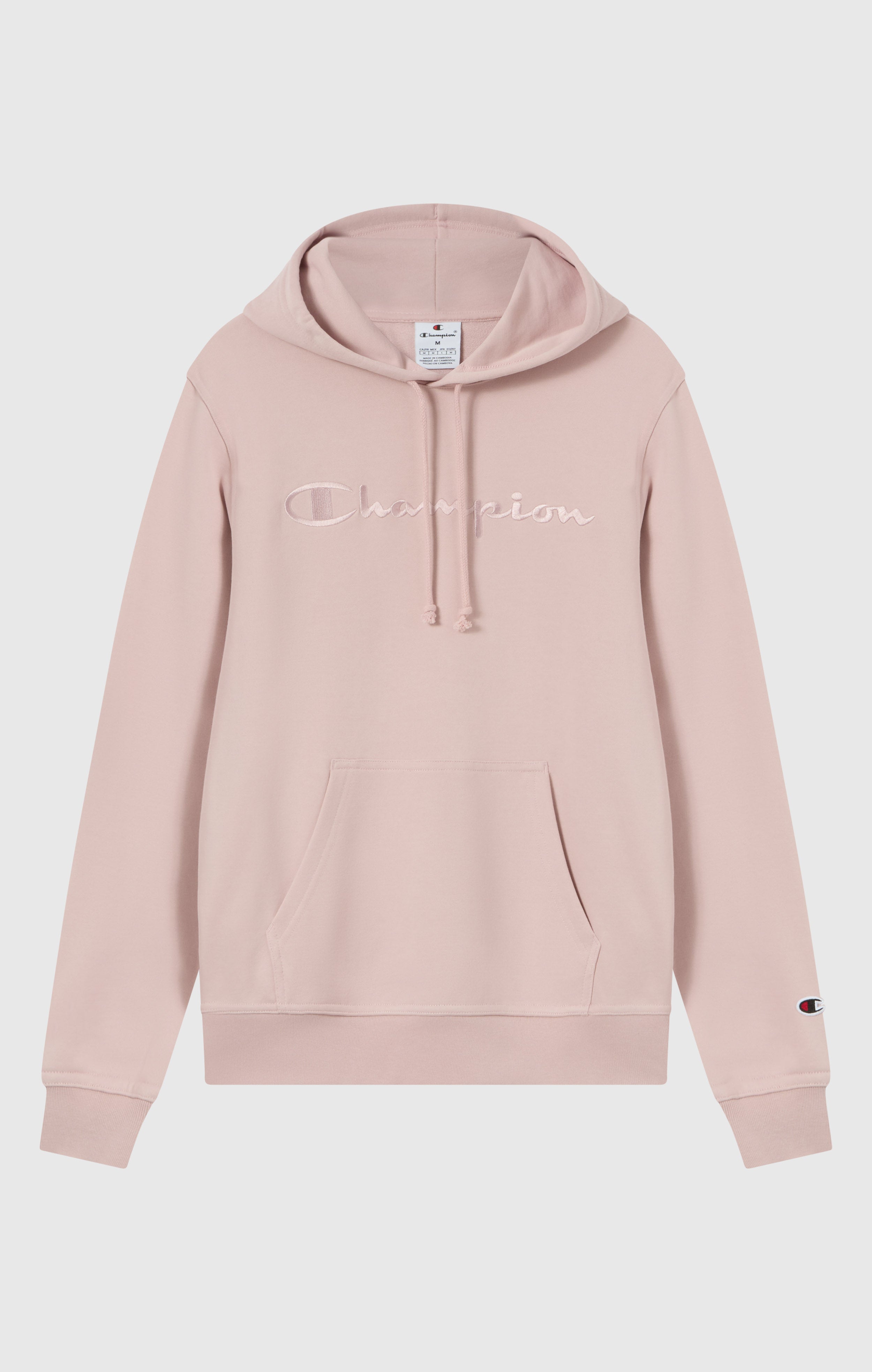 Men's Lightweight Hoodie with Embroidered Logo Icons