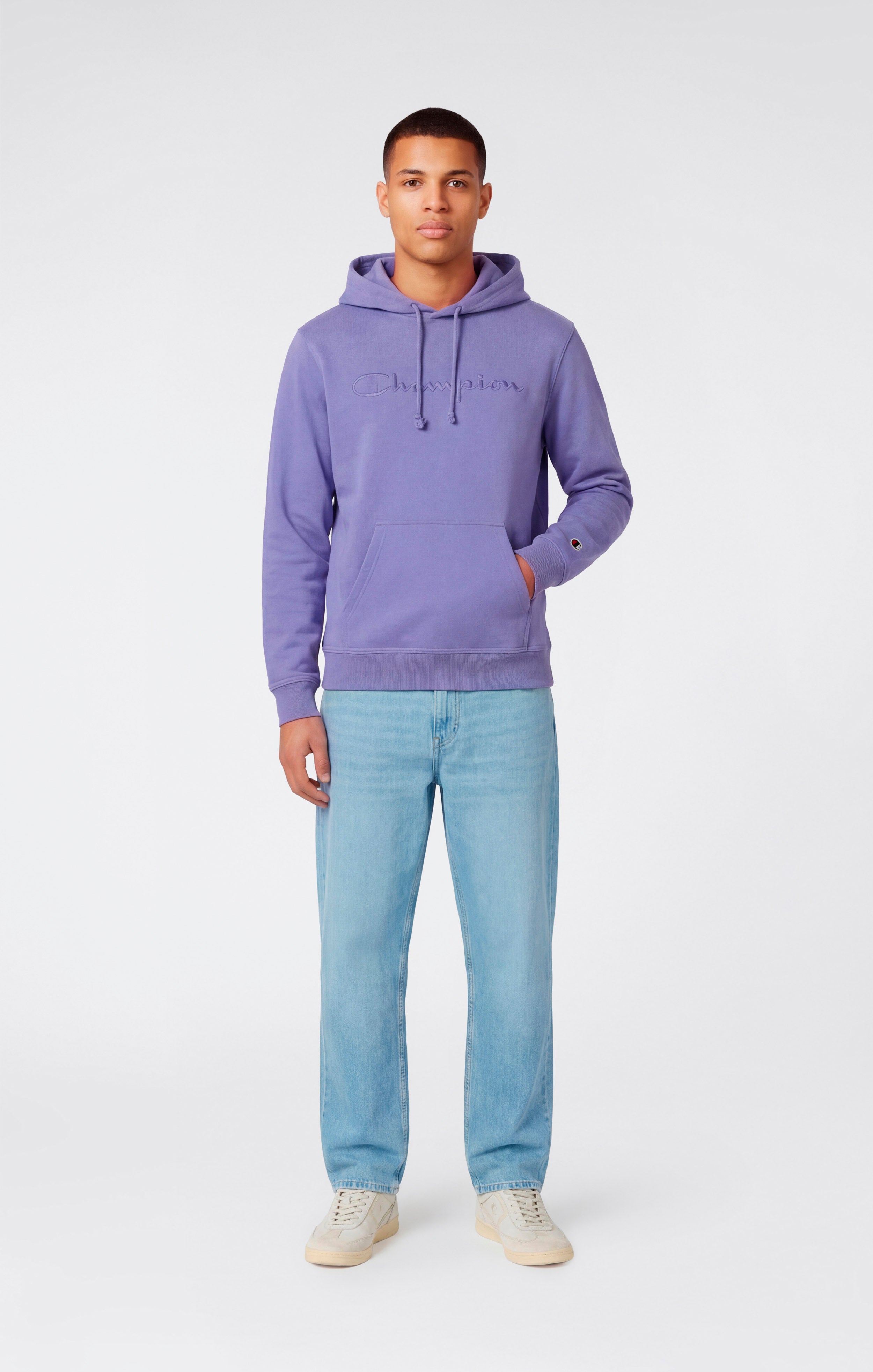 Sweat à Capuche Léger avec Logo Brodé Icons Homme