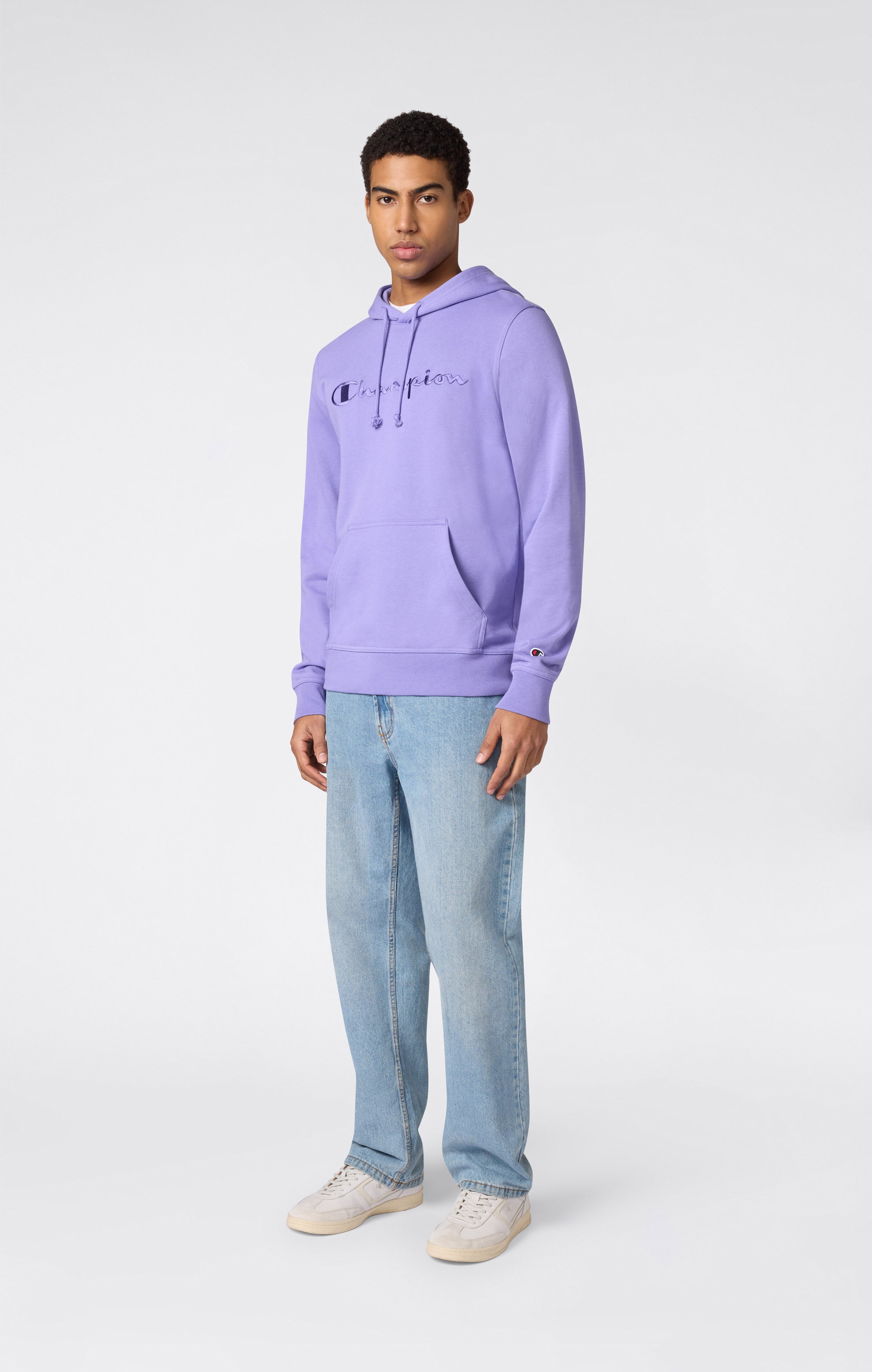 Sweat à Capuche Léger avec Logo Brodé Icons Homme